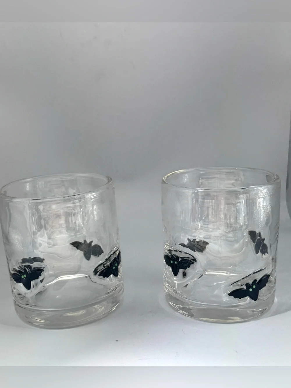 Set of 2 Halloween Clean with Black Bat